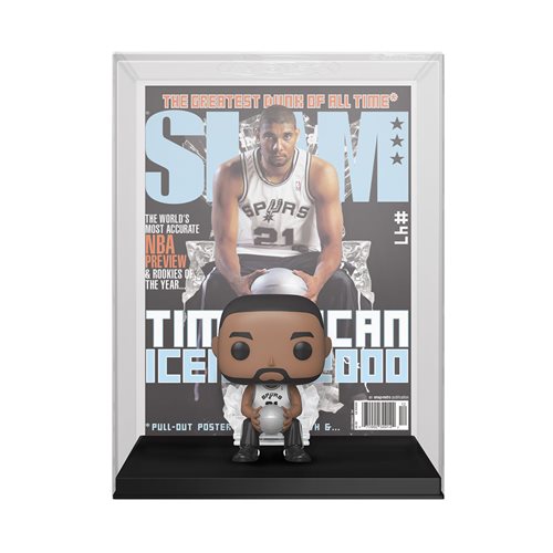 NBA SLAM Tim Duncan Pop! Cover Figure with Case
