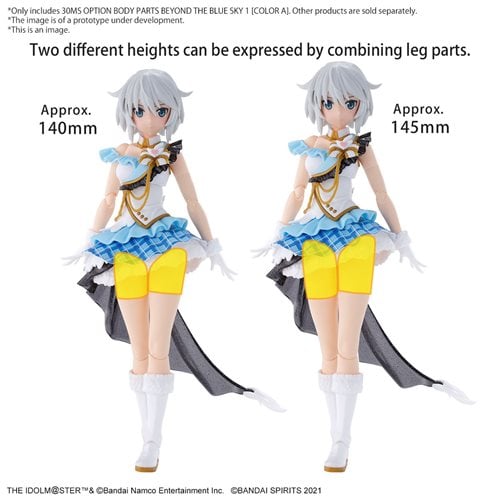 30 Minutes Sisters The Idolmaster Option Body Parts Beyond The Blue Sky 1 Color A Model Kit