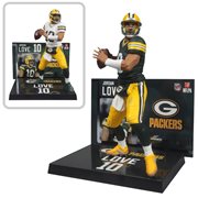 NFL SportsPicks 2024 Wave 1 Green Bay Packers Jordan Love 7-Inch Scale Posed Figure