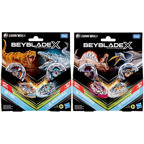Jurassic World Beyblade Tops Wave 1 Set of 2