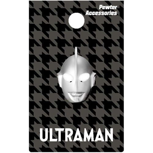 Ultraman Head Pewter Lapel Pin