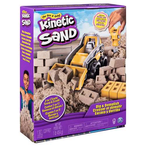 Kinetic Sand Dig and Demolish Truck Playset