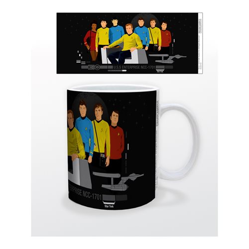Star Trek: The Original Series Characters Illustration 11 oz. Mug