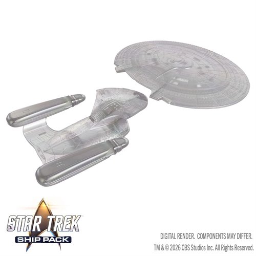 Star Trek Ship Pack: 60th Anniversary Edition U.S.S. Enterprise Mini-Figure