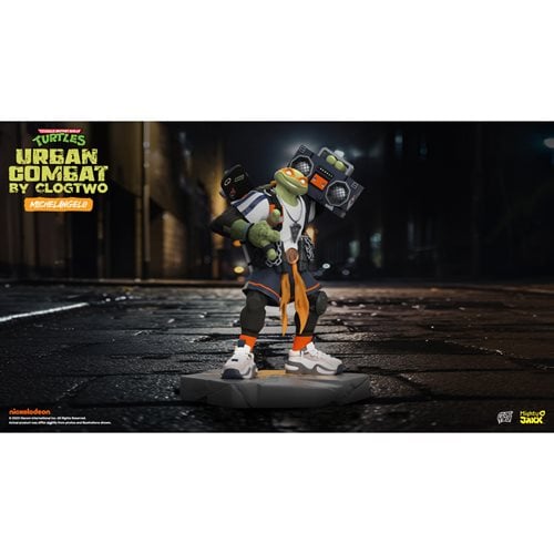Teenage Mutant Ninja Turtles x ClogTwo Urban Combat Michelangelo Statue