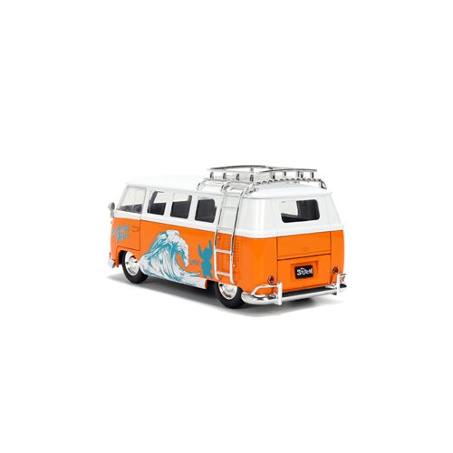Hollywood Rides Lilo & Stitch 1961 Volkswagen Bus 1:24 Scale Die-Cast Metal Vehicle with Stitch Figu