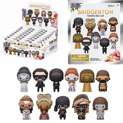 Bridgerton Season 4 Series 2 3D Foam Bag Clip Display Case of 24