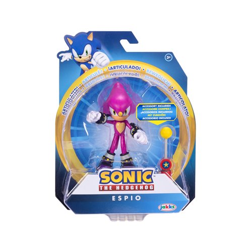 Sonic the Hedgehog Wave 19 Modern Espio with Checkpoint 4-Inch Action Figure