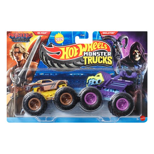 Hot Wheels Monster Trucks Demolition Doubles 1:64 Scale Vehicle 2-Pack 2026 Mix 3 Case of 8