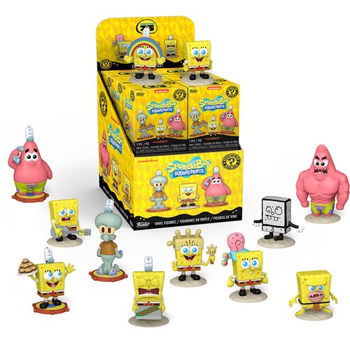 SpongeBob SquarePants 25th Anniversary Mystery Minis Mini-Figure - Random 4-Pack