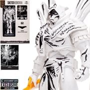DC Multiverse Azrael Curse of the White Knight Sketch Gold Label 7-Inch Action Figure - Entertainment Earth Exclusive