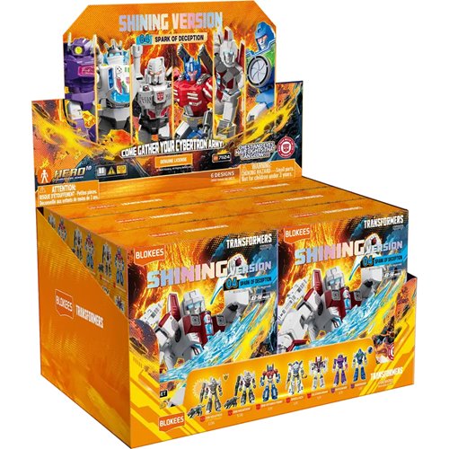 Transformers Shining Version 4 Spark of Deception SV04 Blokees Model Kit Case of 6