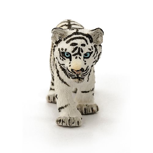 Wild Life Tiger Cub White Collectible Figure