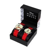 Mickey Mouse Minnie and Mickey Red Watch Set