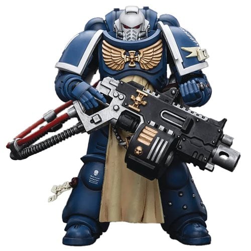 Joy Toy Warhammer 40,000 Ultramarines Sternguard Veteran with Heavy Bolter 1:18 Scale Action Figure