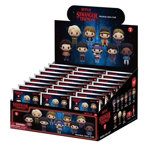 Stranger Things グッズ 6点セット Stranger Things Series 5 3D Foam Bag Clip Random 6-Pack