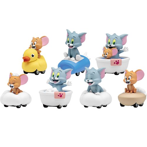 Tom and Jerry Bath Time Pull Back Car Series PBC-032 Vehicle Blind Box Case of 6