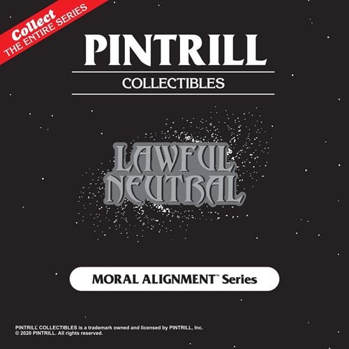Moral Alignment Lawful Neutral Enamel Pin