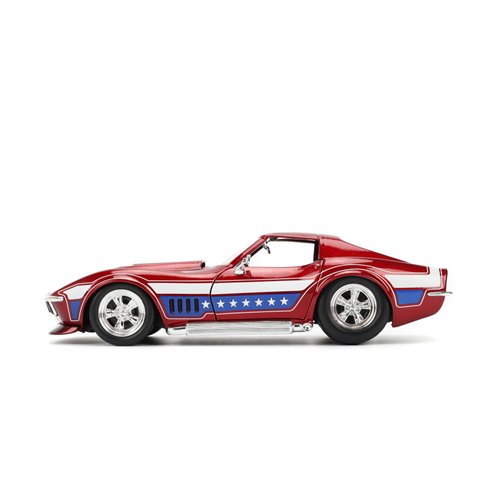Bigtime Muscle 1969 Corvette Stingray ZL-1 Candy Red, White, and
