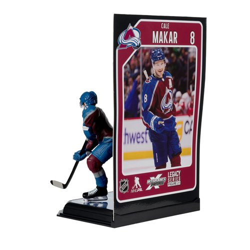 NHL SportsPicks Colorado Avalanche Cale Makar 7-Inch Posed Figure