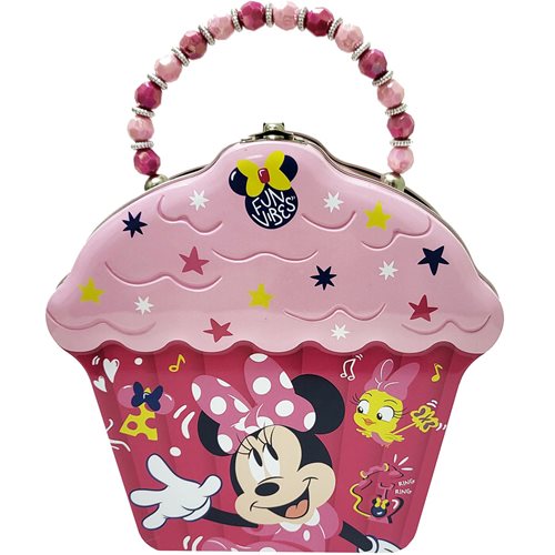 Minnie Mouse Cupcake Fun Vibes Purse Tin Box