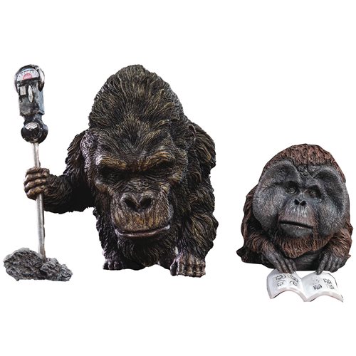 Rise of the Planet of the Apes Buck and Maurice Defo Real Soft Vinyl Statue 2-Pack
