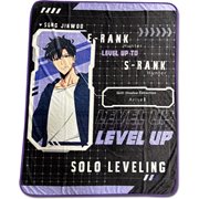 Solo Leveling Sung Jinwoo Information Throw Blanket