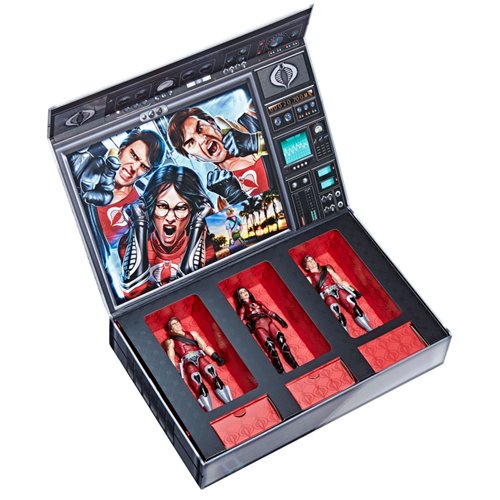 G.I. Joe Classified Series Crimson Strike Team Baroness, Tomax, & Xamot 6-Inch Action Figures