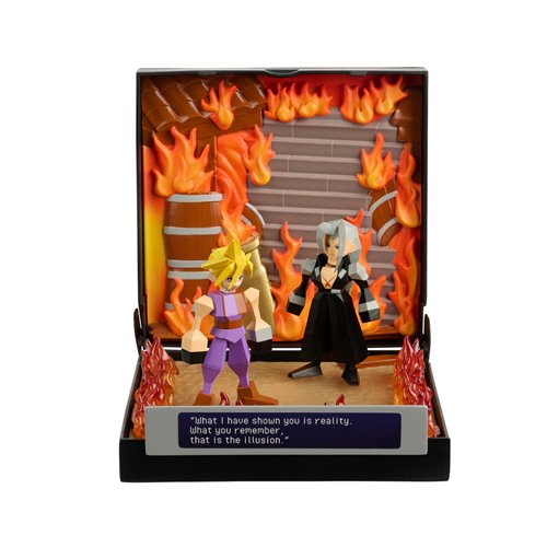 Console Heroes Sony PlayStation Final Fantasy VII (Nibelheim) Diorama Playset