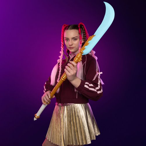 KPop Demon Hunters Nerf Mira's Curved Moon Sword