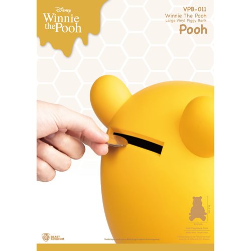 Winnie the Pooh Large Vinyl Piggy Bank