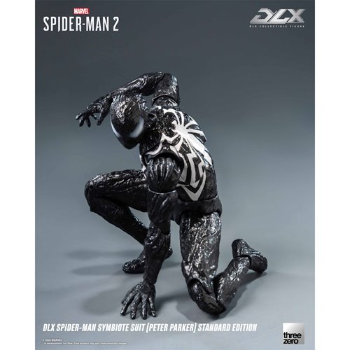 Marvel Spider-Man 2 Spider-Man Symbiote Suit Peter Parker Standard Edition DLX Action Figure