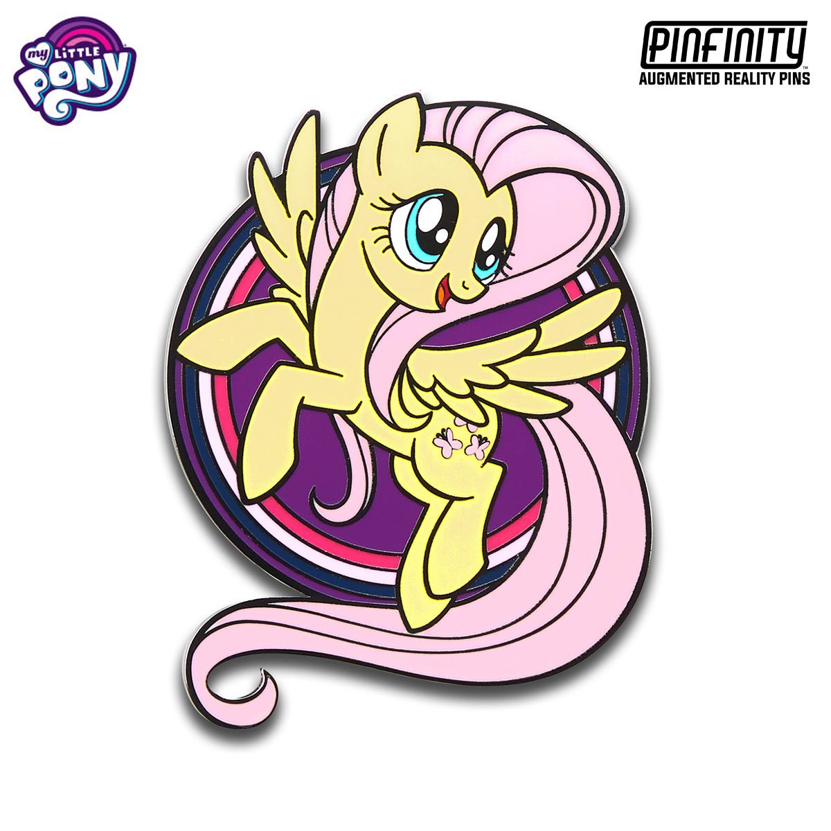 2" Tall- MPPI-03 My Little Pony Enamel/Metal Pin Flutter Sky 