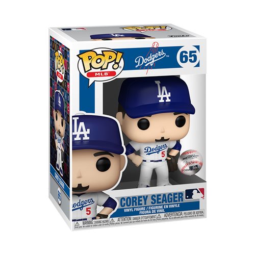 MLB Dodgers Corey Seager (Home Uniform) Pop! Vinyl Figure