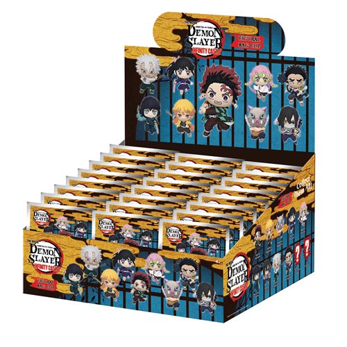 Demon Slayer: Kimetsu no Yaiba Infinity Castle 3D Foam Bag Clip Display Case of 24