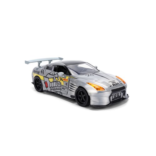 Godzilla 2009 Nissan GT-R R35 Ben Sopra 1:24 Scale Die-Cast Metal Vehicle with Mechagodzilla Figure
