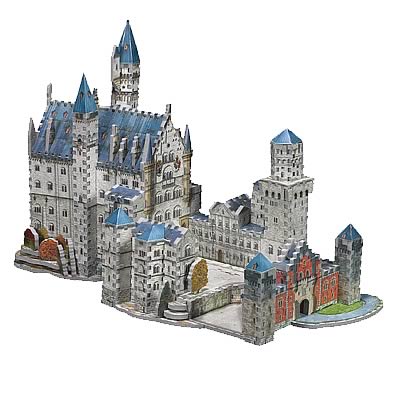 NEW!! 836-Piece 3D Jigsaw Puzzle Neuschwanstein Castle Puzz 3D Puzz3D 