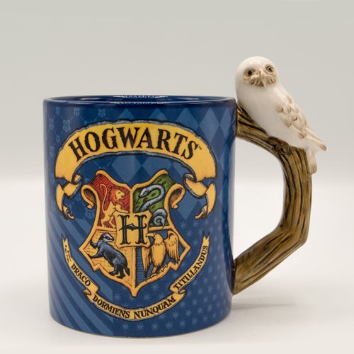 Harry Potter Hogwarts and Hedwig 20 oz. Ceramic Mug