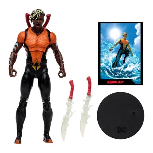 Aquaman Page Punchers Wave 3 7-Inch Scale Action Figure With Comic Case of 6