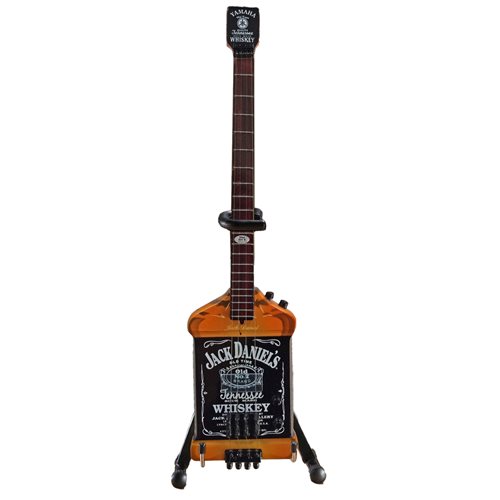 Van Halen Michael Anthony Jack Daniel's Miniature Bass Guitar Replica
