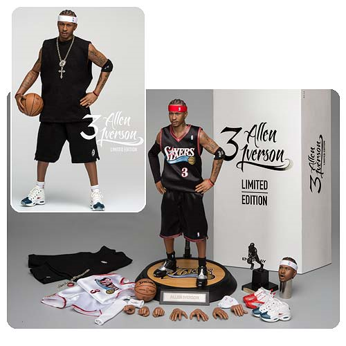 1/6 Real Masterpiece: NBA Collection – Allen Iverson Action Figure New –  ENTERBAY