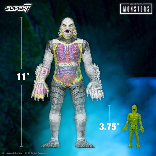 Universal Monsters Creature from the Black Lagoon Clear Super Cyborg Vinyl Figure