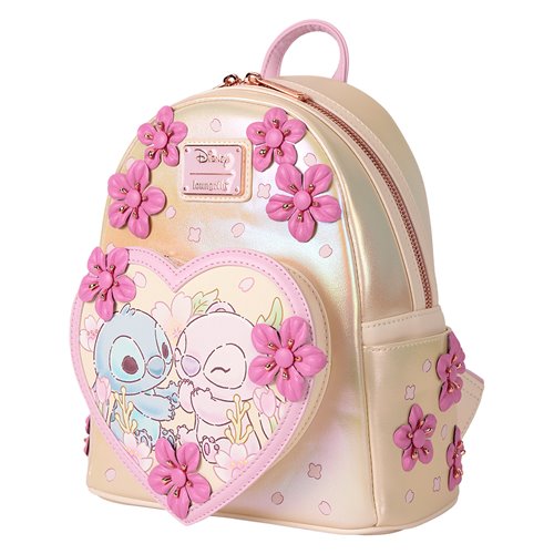 cute stitch mini backpack Loungefly Disney Cherry Blossom : Clothing, Shoes & Jewelry This Disney Lilo Lilo & Stitch: Cute Stitch