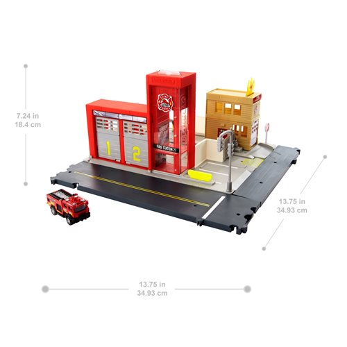 Matchbox Action Drivers Fire Station Rescue Playset