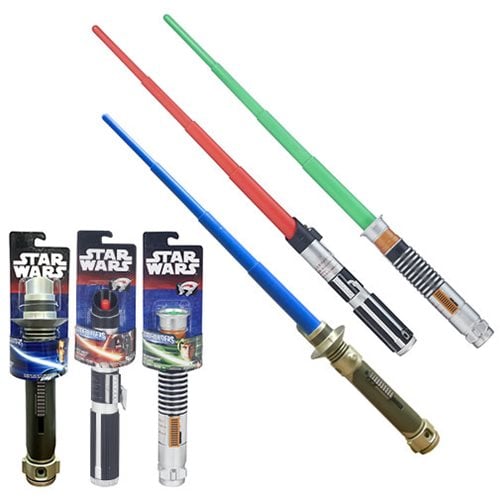 star wars extendable lightsabers