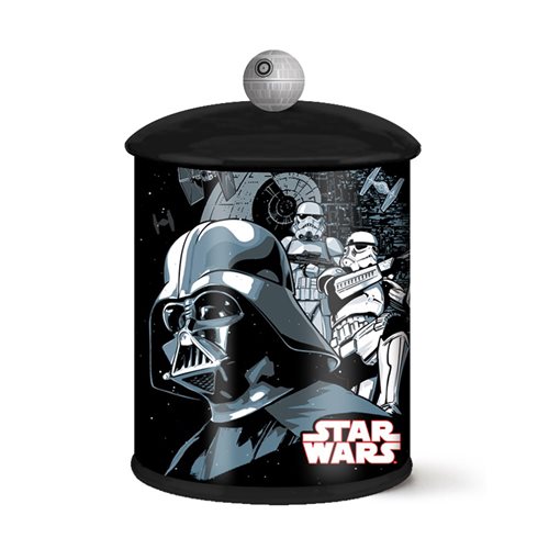 Star Wars Vader Troopers TIE Fighters Ceramic Cookie Jar