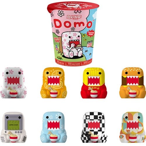 Domo Series 2 Rokimoto Cup Vinyl Figure Display Case of 6