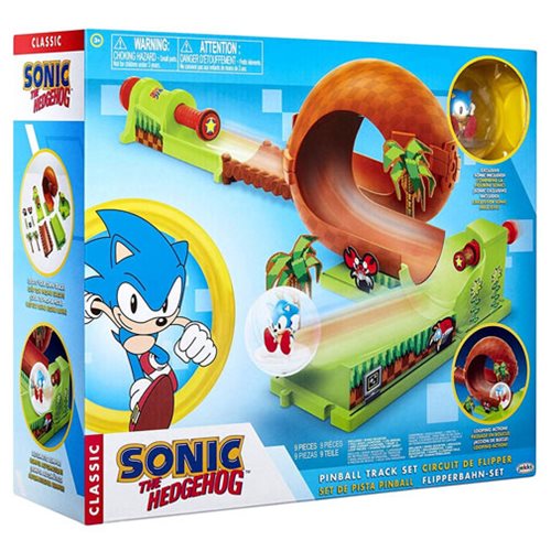 Sonic the Hedgehog Sonic Pinball Playset, Not Mint