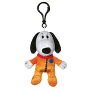 Snoopy in Space Snoopy Orange Suit 4-Inch Clipsters Plush