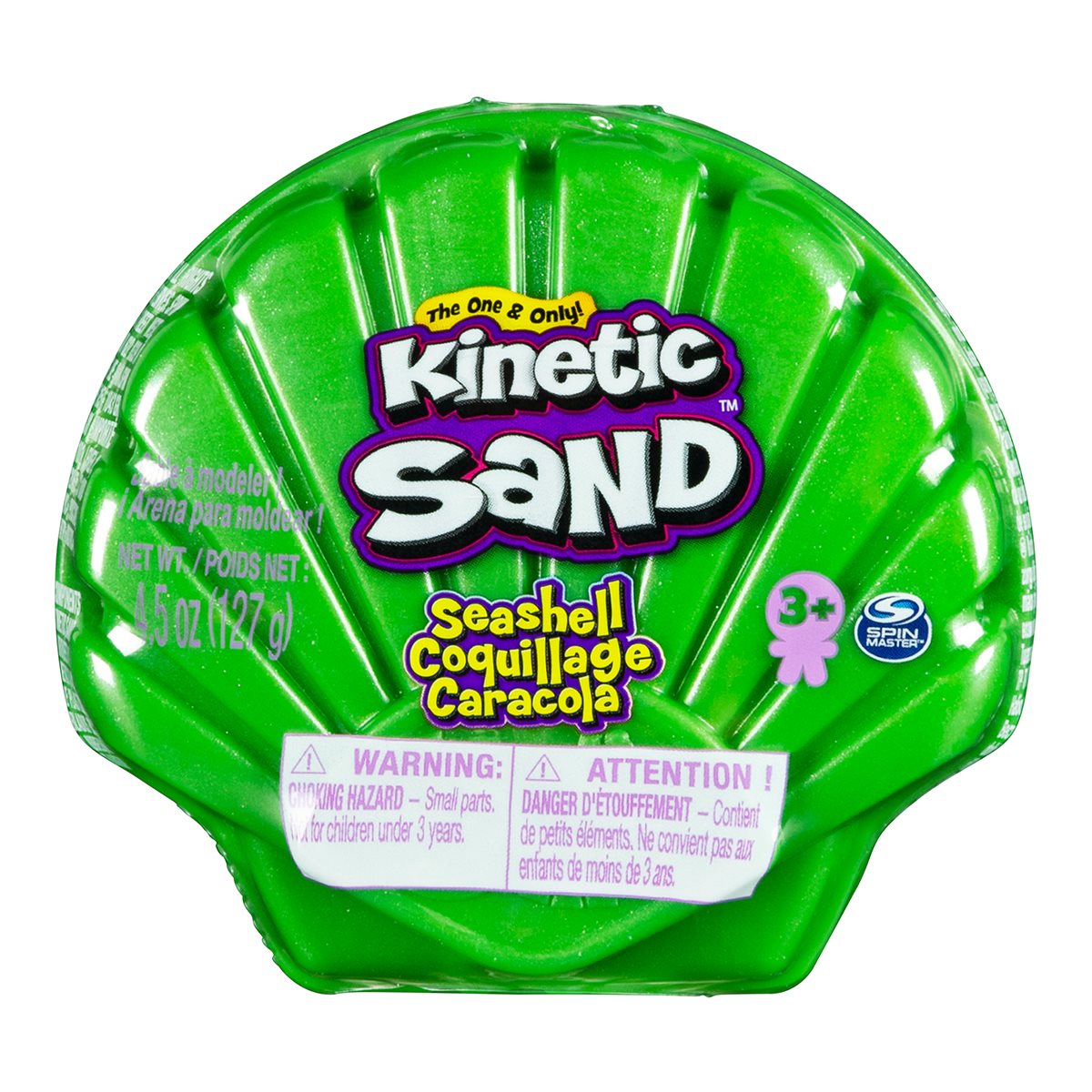 Kinetic Sand Seashell Containers 8-Pack for Kids Ages 3 and Up
